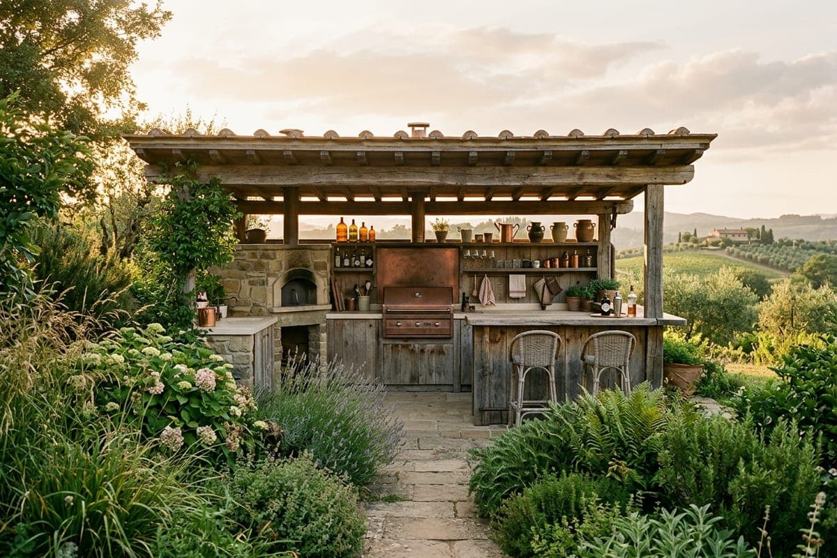 Outdoor kitchen & bar
